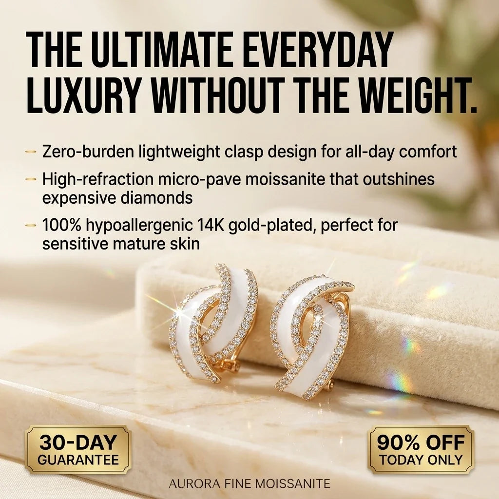 🔥Limited Time 90% Off:14K Gold Plated Hoop Earrings – Elegant Women’s Jewelry