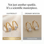 🔥 LAST DAY 90% OFF: The Signature "Everlasting Brilliance" 18K Gold Huggies