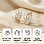 🔥Limited Time 90% Off:14K Gold Plated Hoop Earrings – Elegant Women’s Jewelry