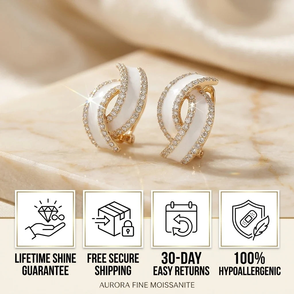 🔥Limited Time 90% Off:14K Gold Plated Hoop Earrings – Elegant Women’s Jewelry